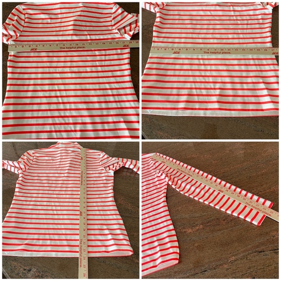 BOGNER VEST 1/4 ZIP TOP SET SZ 8-10 M STRIPED ATHLETIC PERFORMANCE BOLD MODERN - Picture 10 of 13